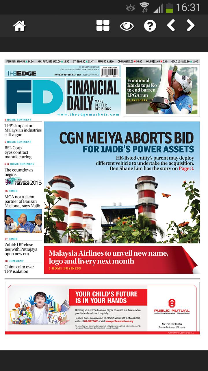 The Edge Financial Daily