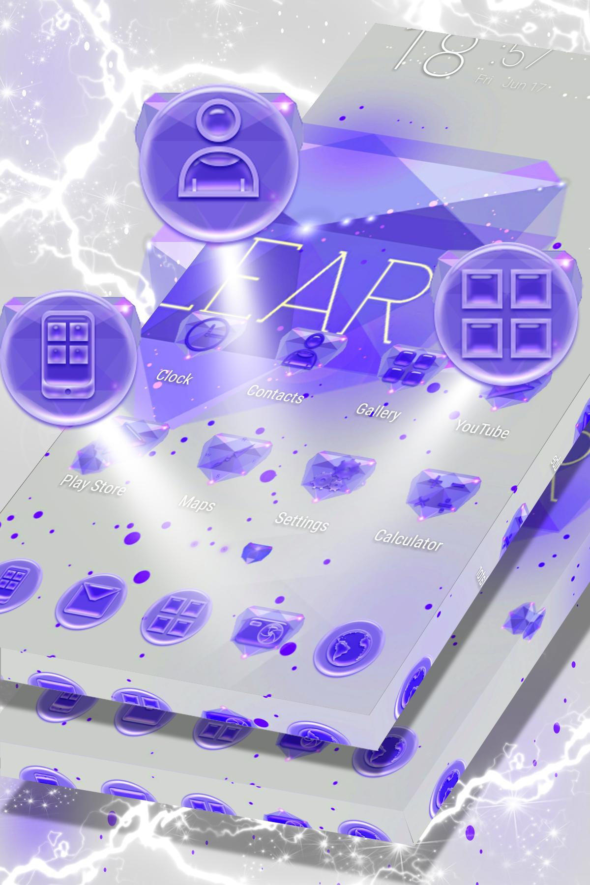 Purple Launcher Theme