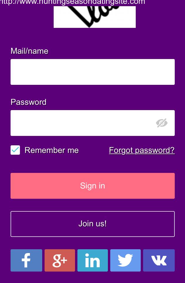 Hunting Season Dating Site