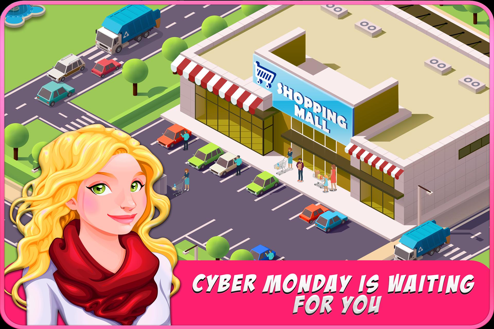 Black Friday Shopping Mall Sale Cyber Monday Deals