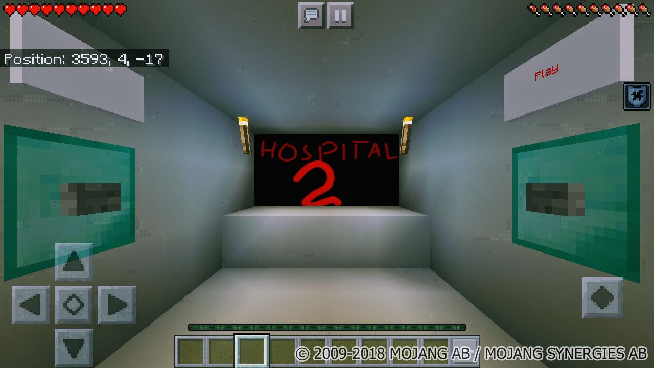 Horror Hospital 2. Horror MCPE Map
