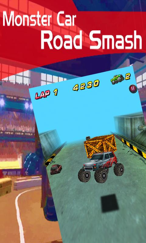 Monster Car Road Smasher