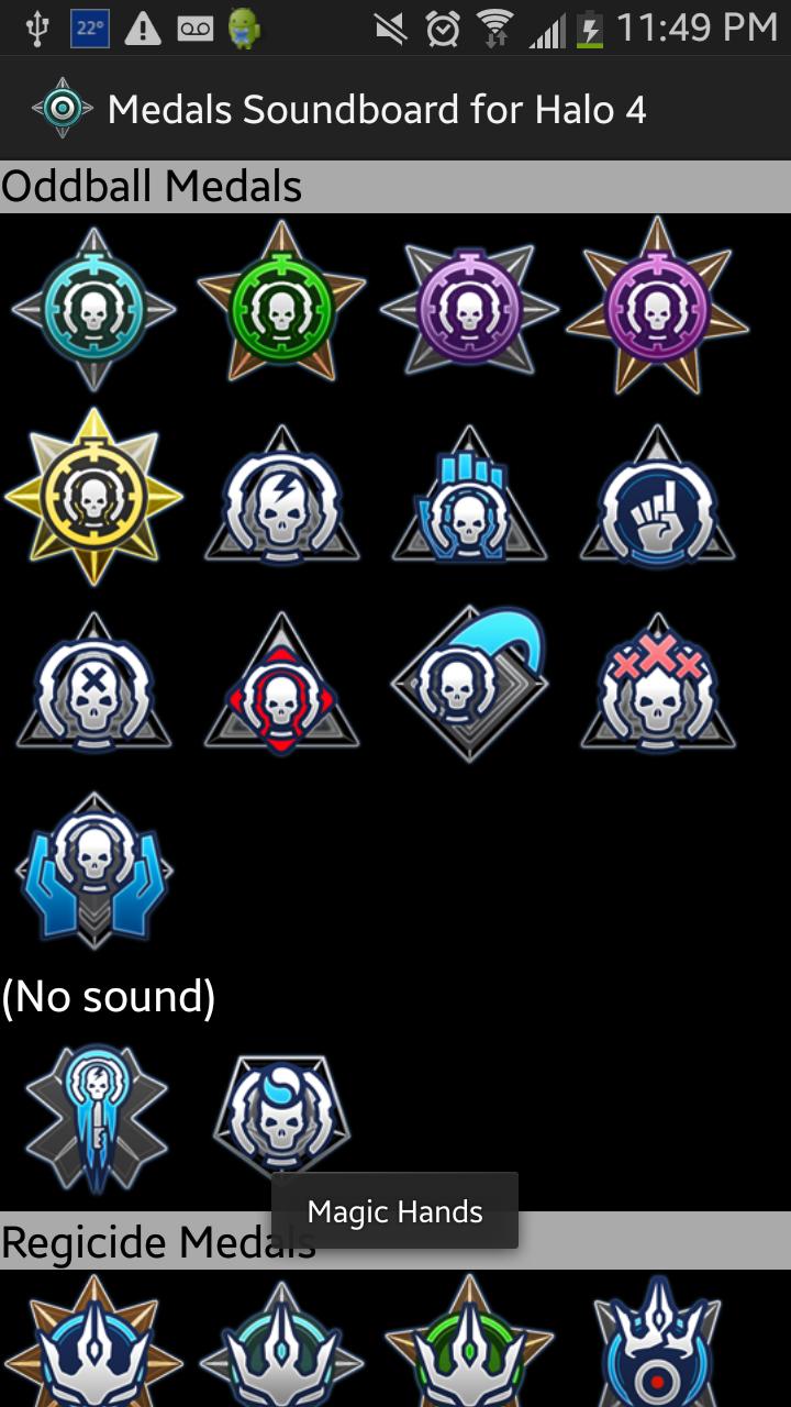 Medals Soundboard for Halo 4