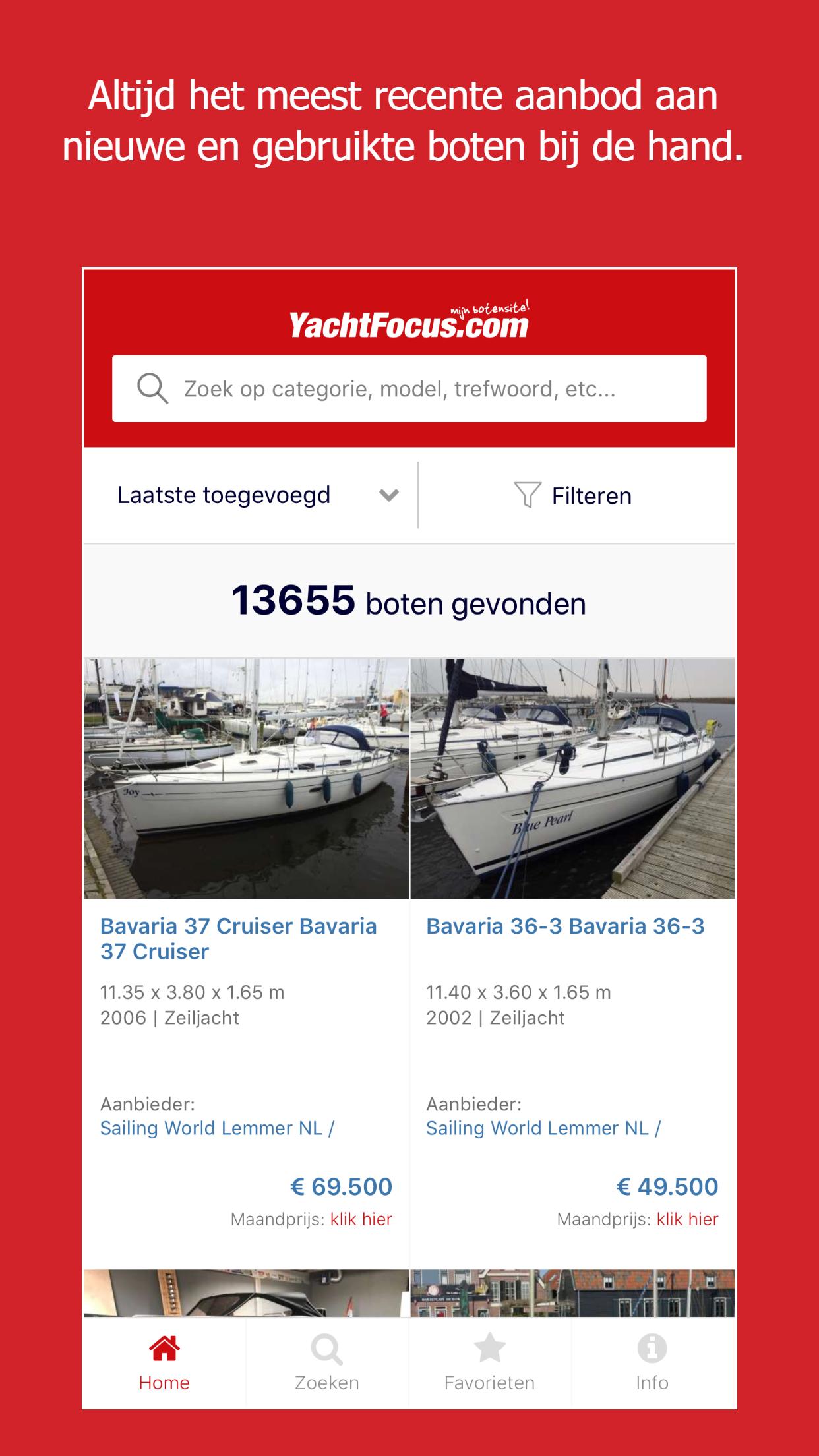 YachtFocus Boten App