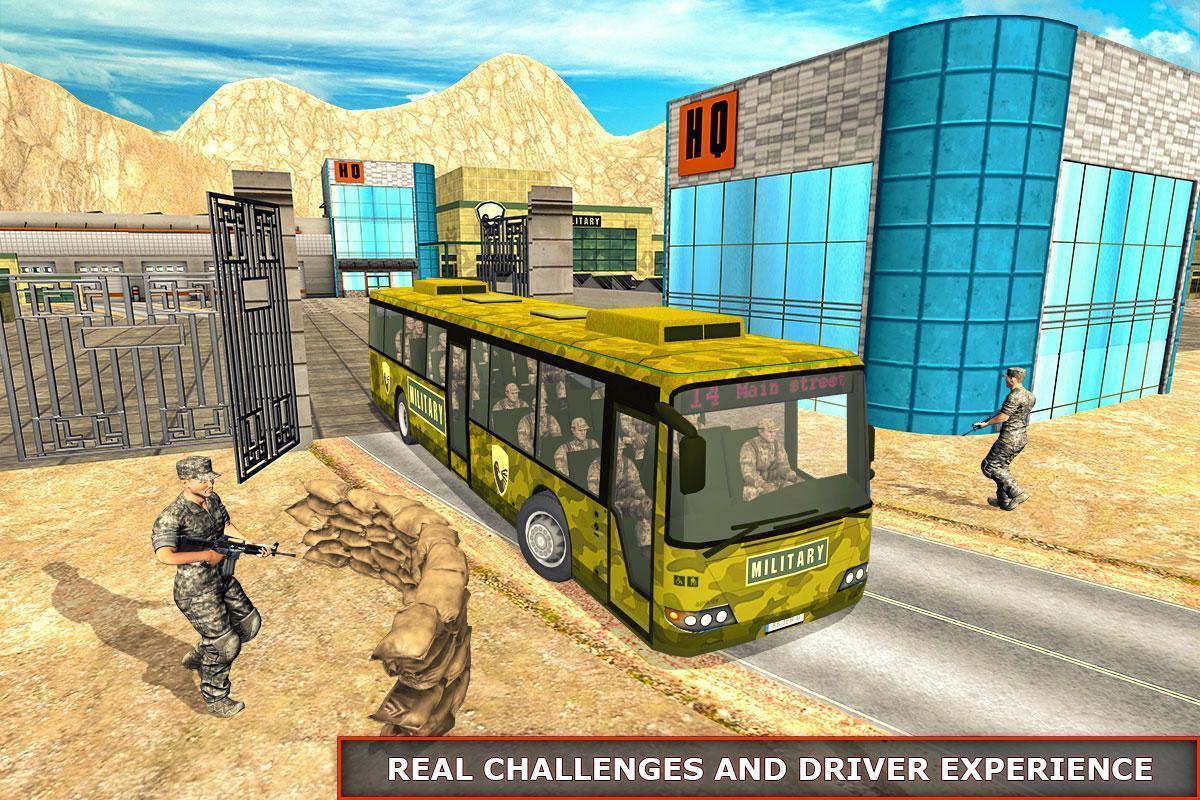Army Bus Driving Simulator 3D