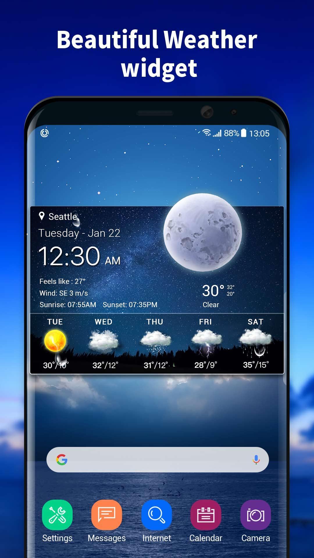 Tomorrow weather forecast