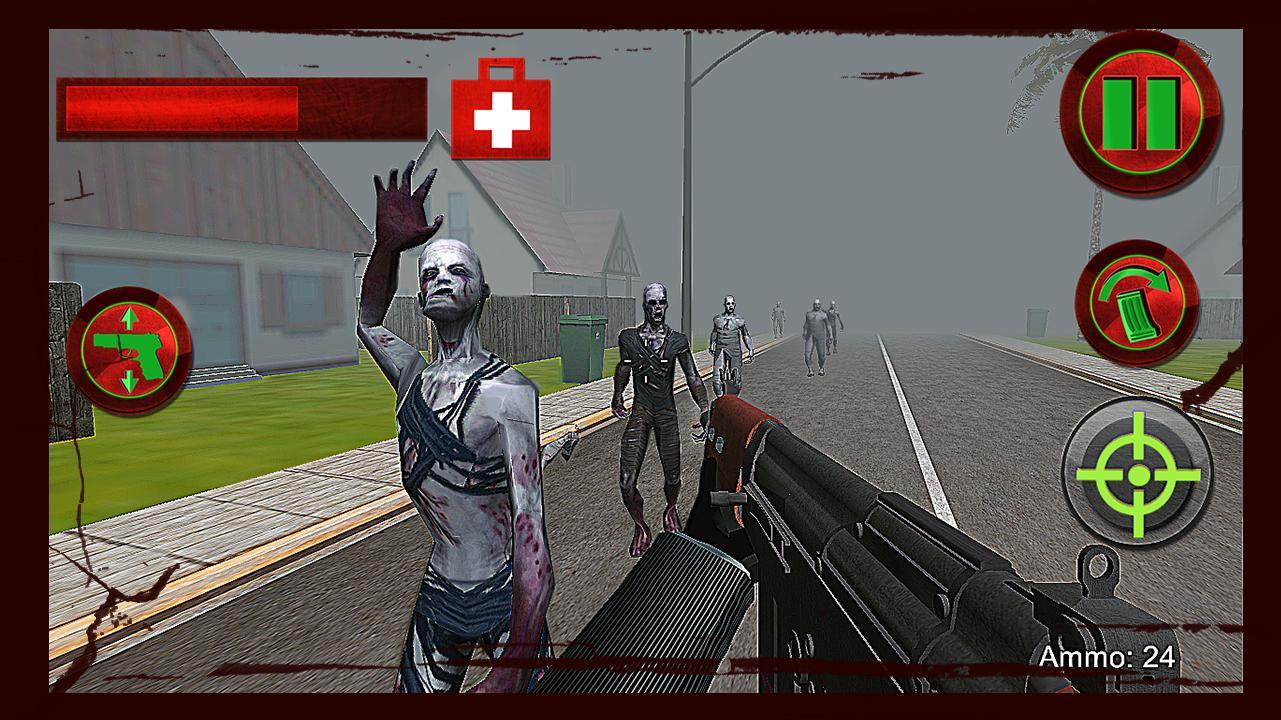 Zombie Defense: Dead Target 3D