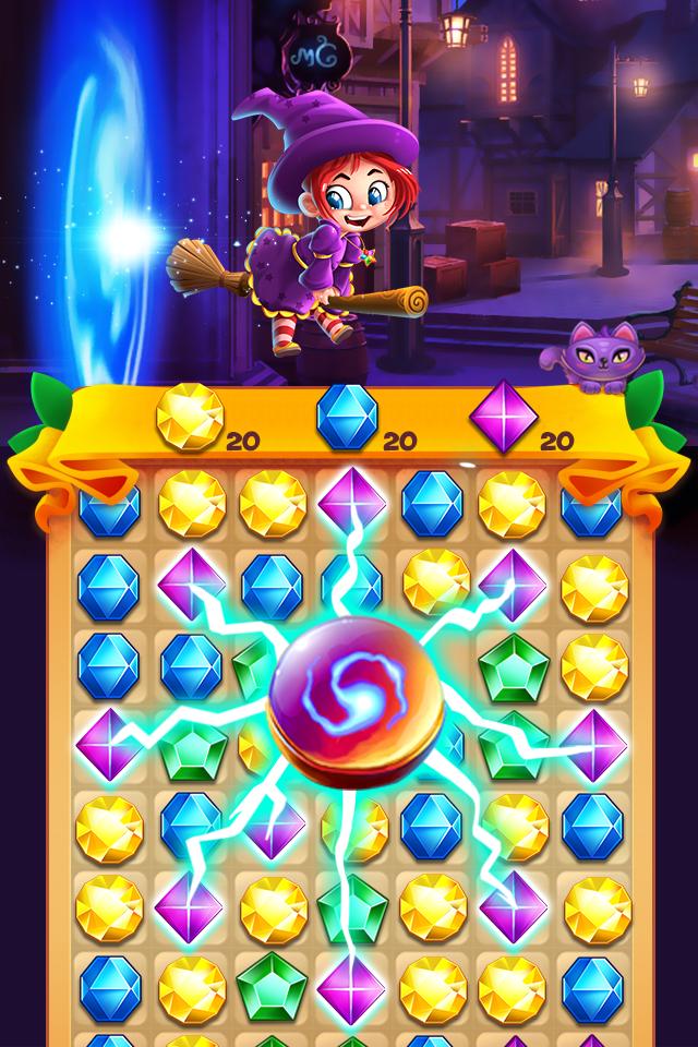 Witch Jewel Puzzle