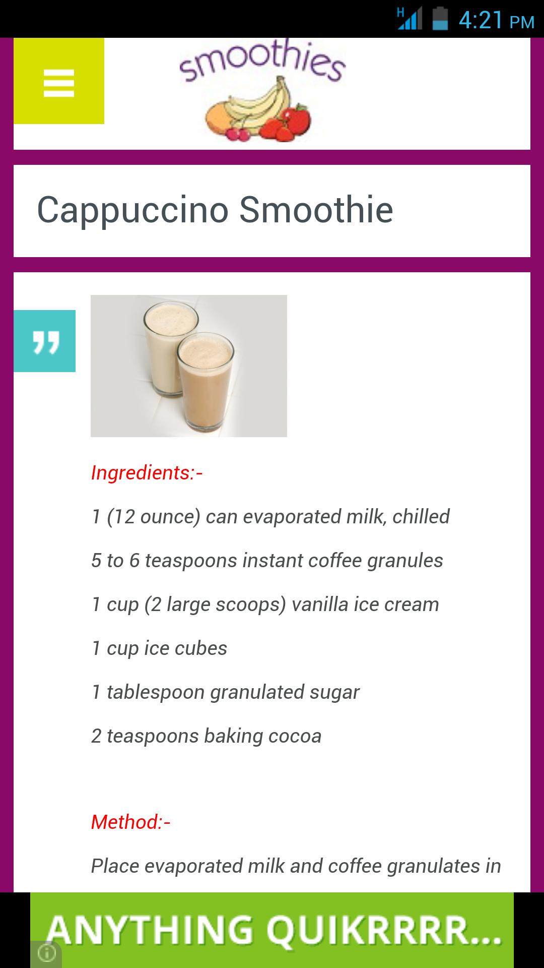 Smoothie Recipes Collection