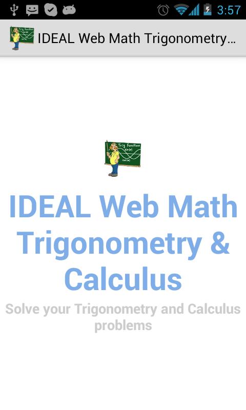 IDEAL Web Math Trig/Calculus