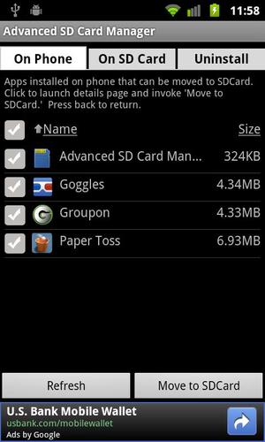 Advanced SD Card Manager