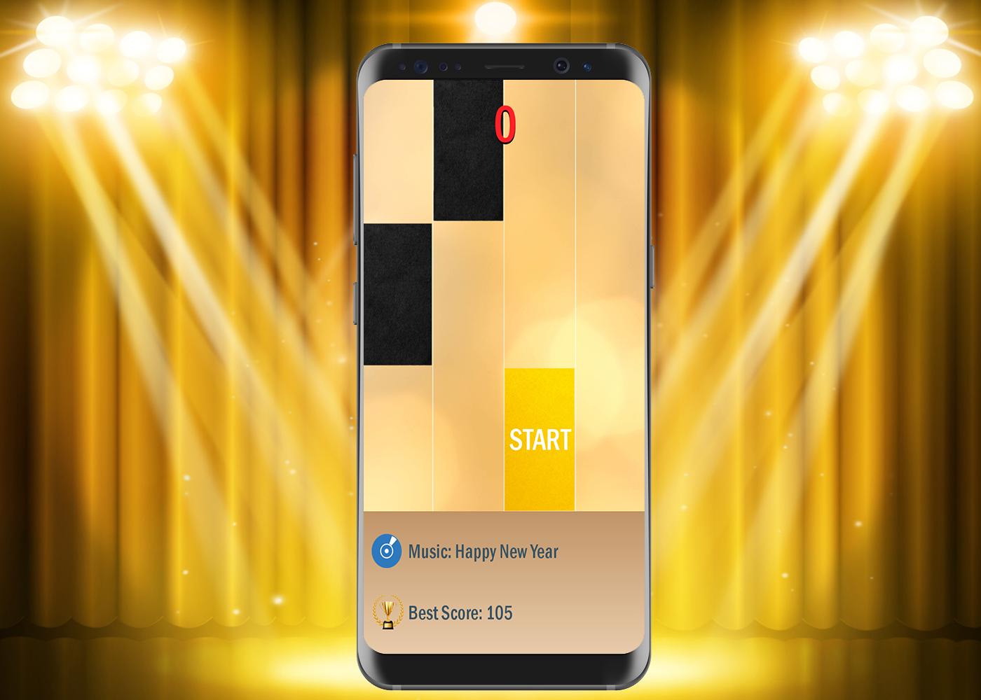 Gold Piano Tiles