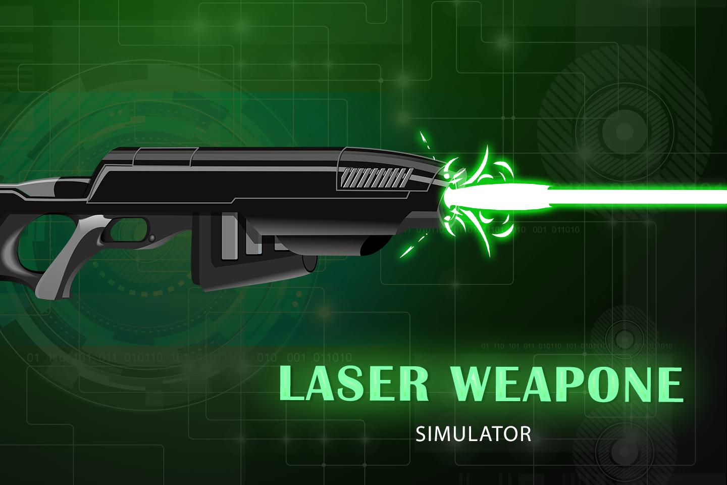 Laser weapons shot simulator