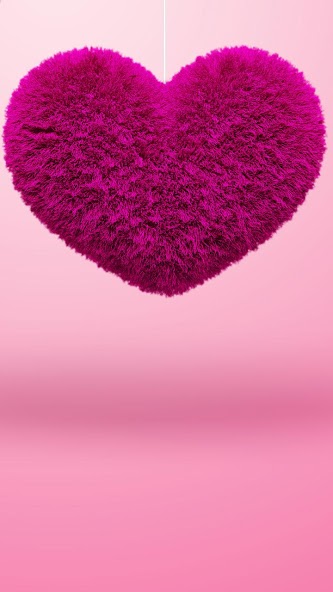 Fluffy Hearts Live Wallpaper