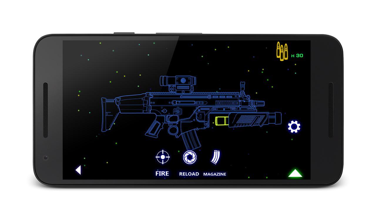 Simulator Neon Weapon