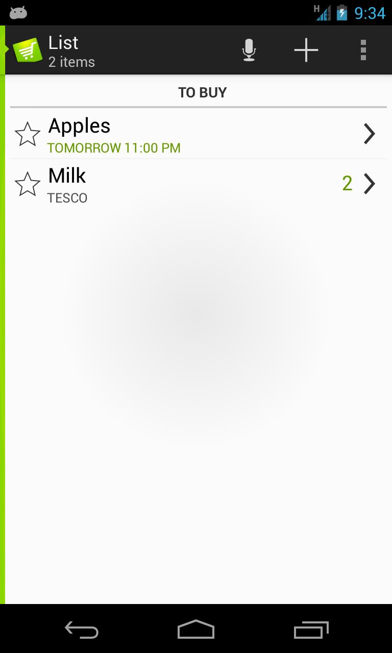 I Love To Shop - Shopping List