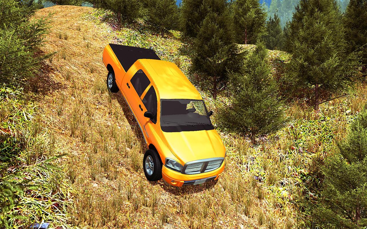 Up Hill Off-road Drive Pickup Journey
