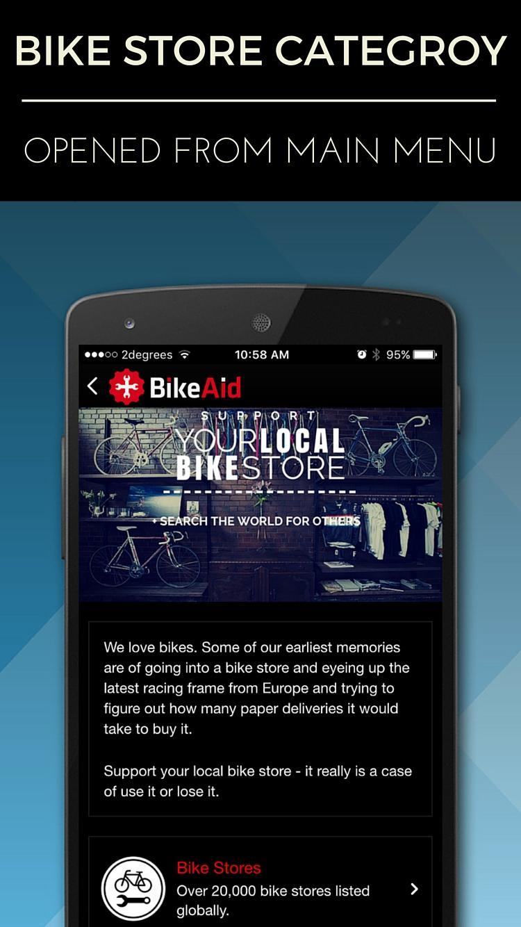 BikeAid Store Locator