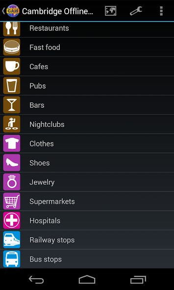 Cambridge Offline City Map