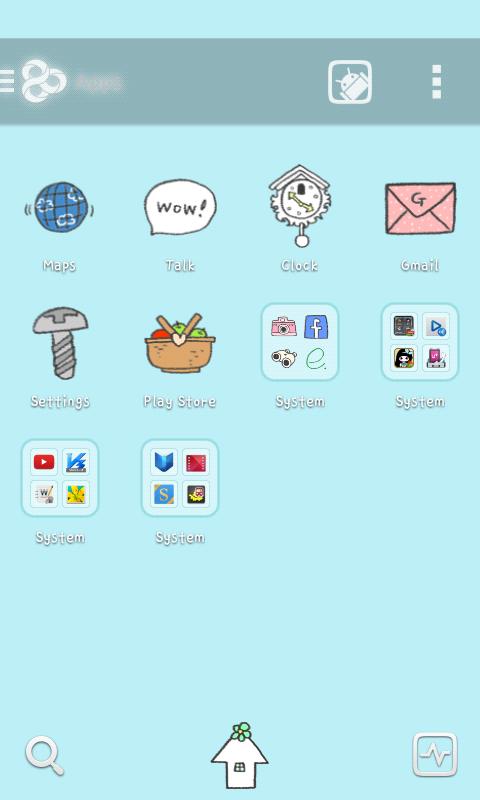 Icecream go launcher Theme