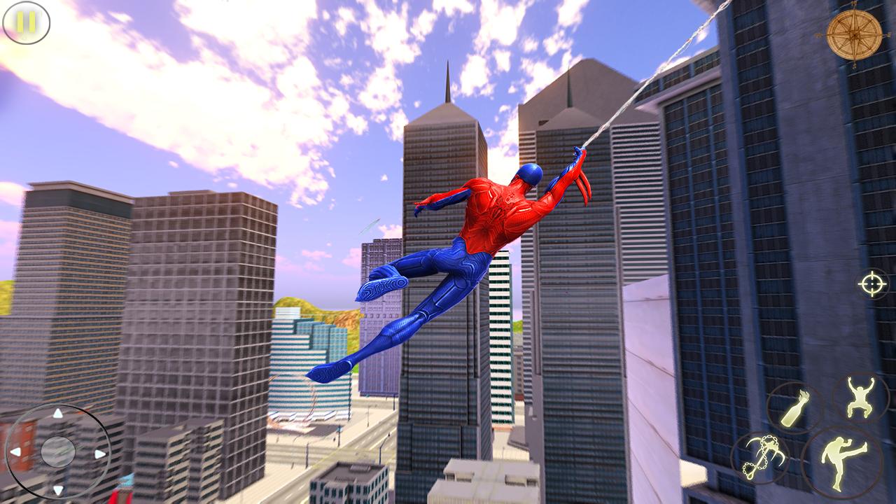 Rope Hero Crime City Game - Spider Gangster Mafia