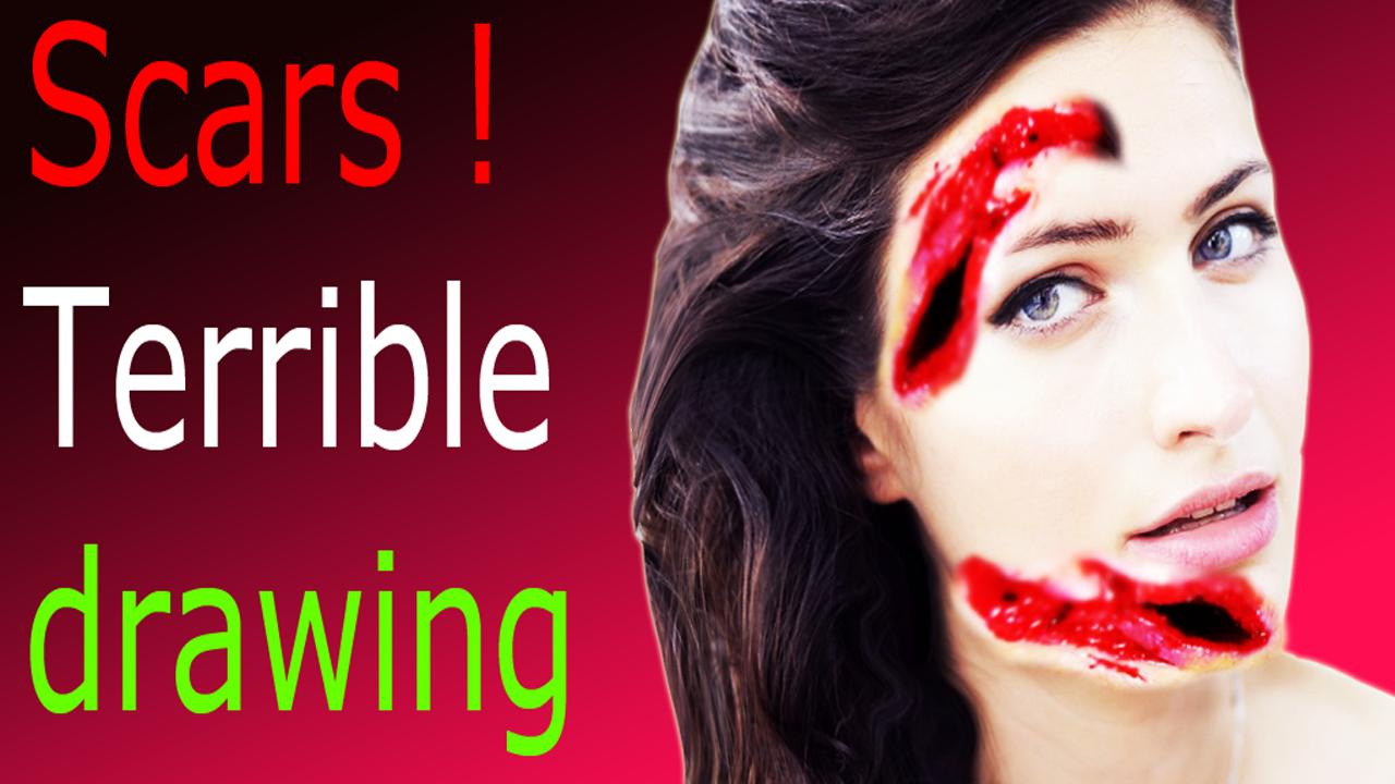 Scars In The Photo Face Prank