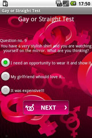Gay Straight Test