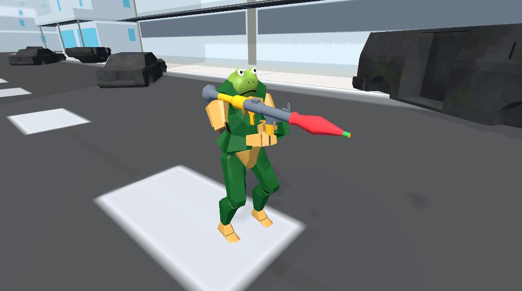 The Amazing Robot Frog