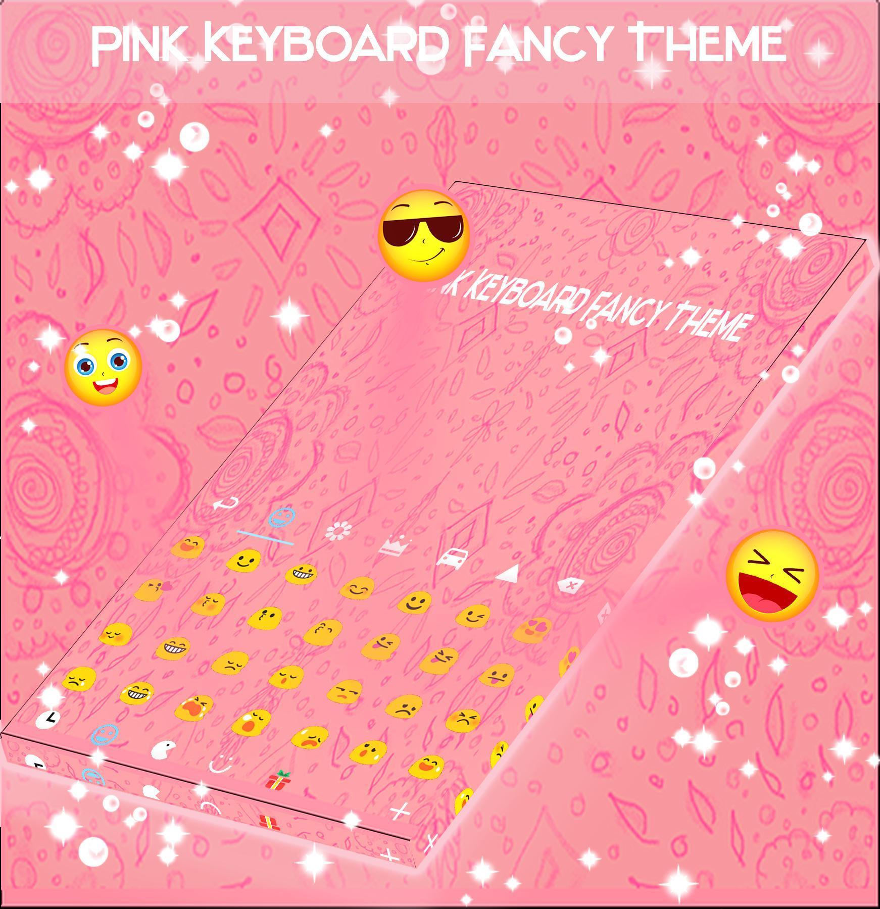 Pink Keyboard Fancy Theme