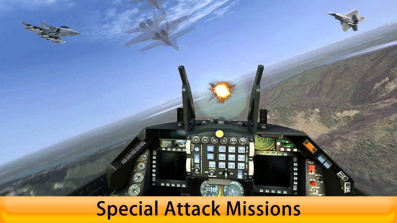 Battle of Gunship - Army Jet Fighter Strike Game
