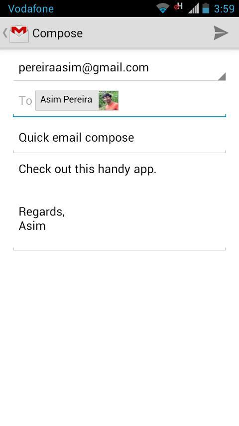 Quick Email Compose