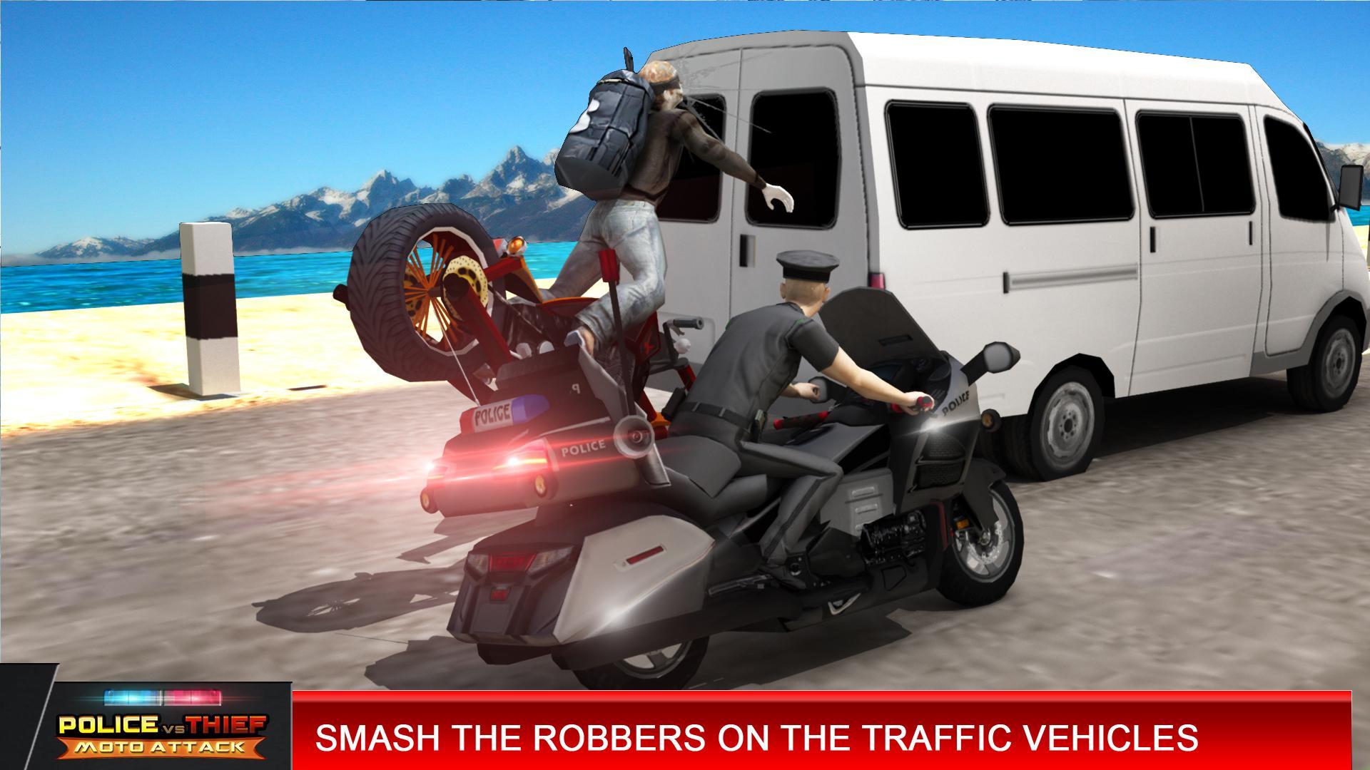 Police vs Thief MotoAttack