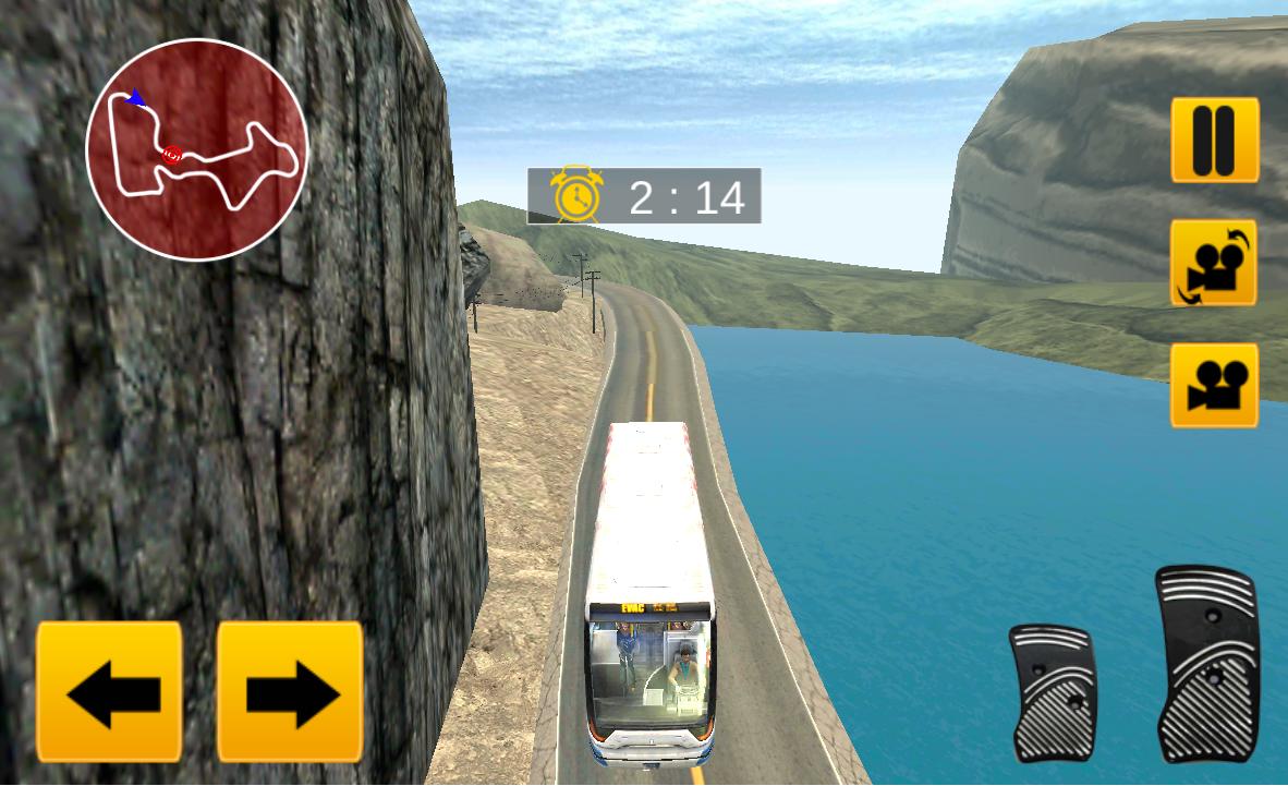 Police Bus Hill Climb Driver