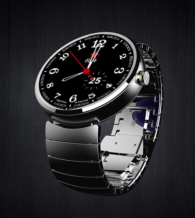 Russian commander watches