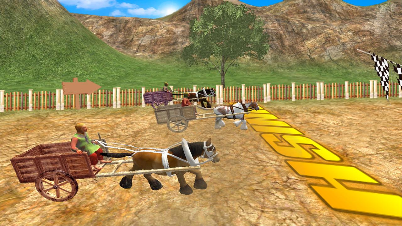 Horse Cart Racing Simulator 3D