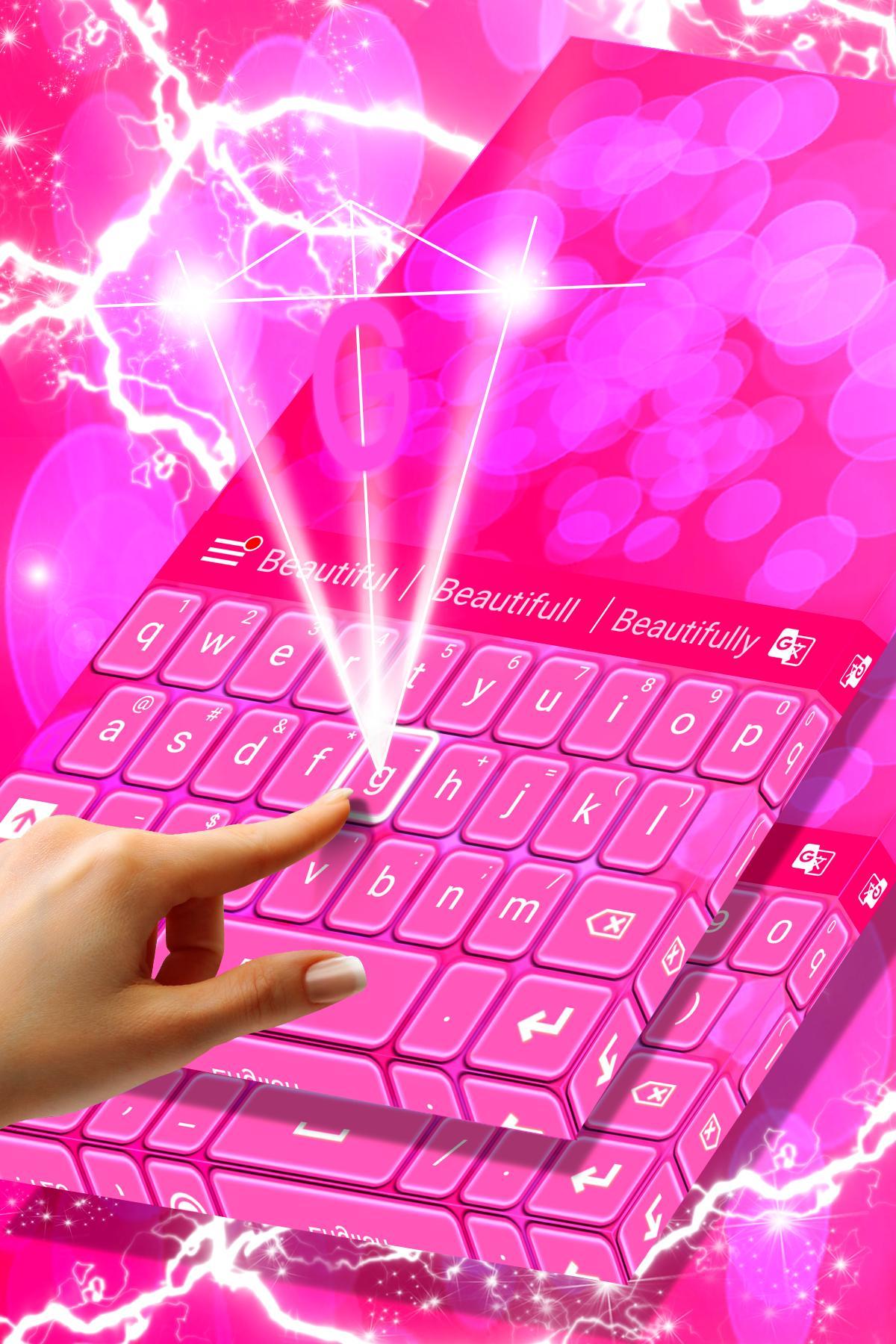 Color Keyboard Pink