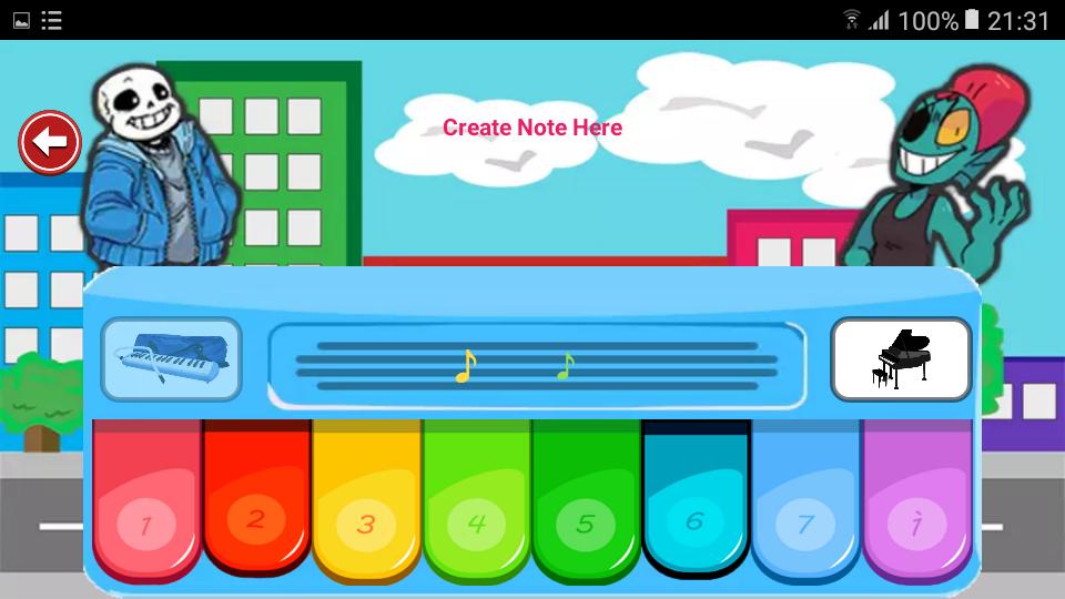 Piano Mini Undertale - Pianika Undertale