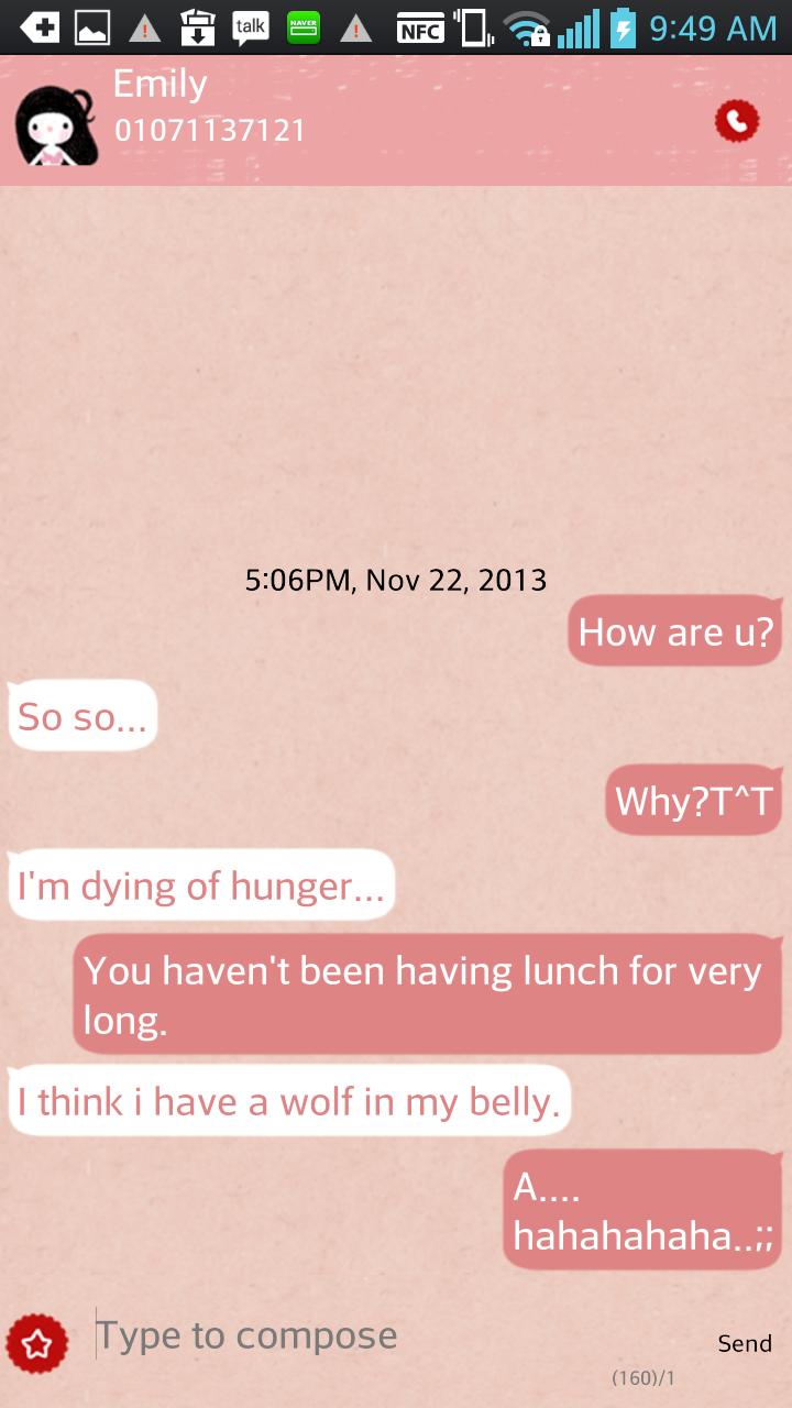 Bongja(Dressing up) go sms