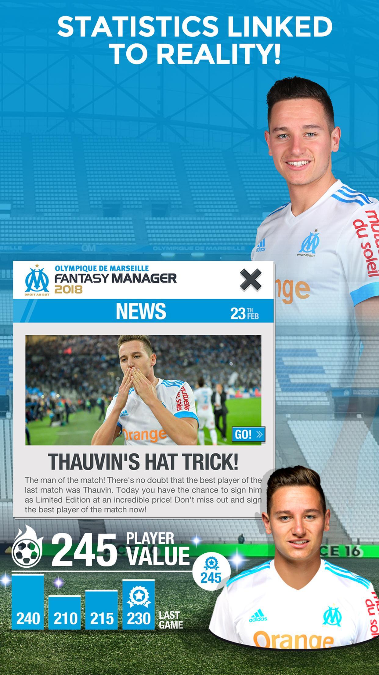 Olympique de Marseille Fantasy Manager 18