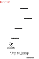 Amazing stickman ninja jump
