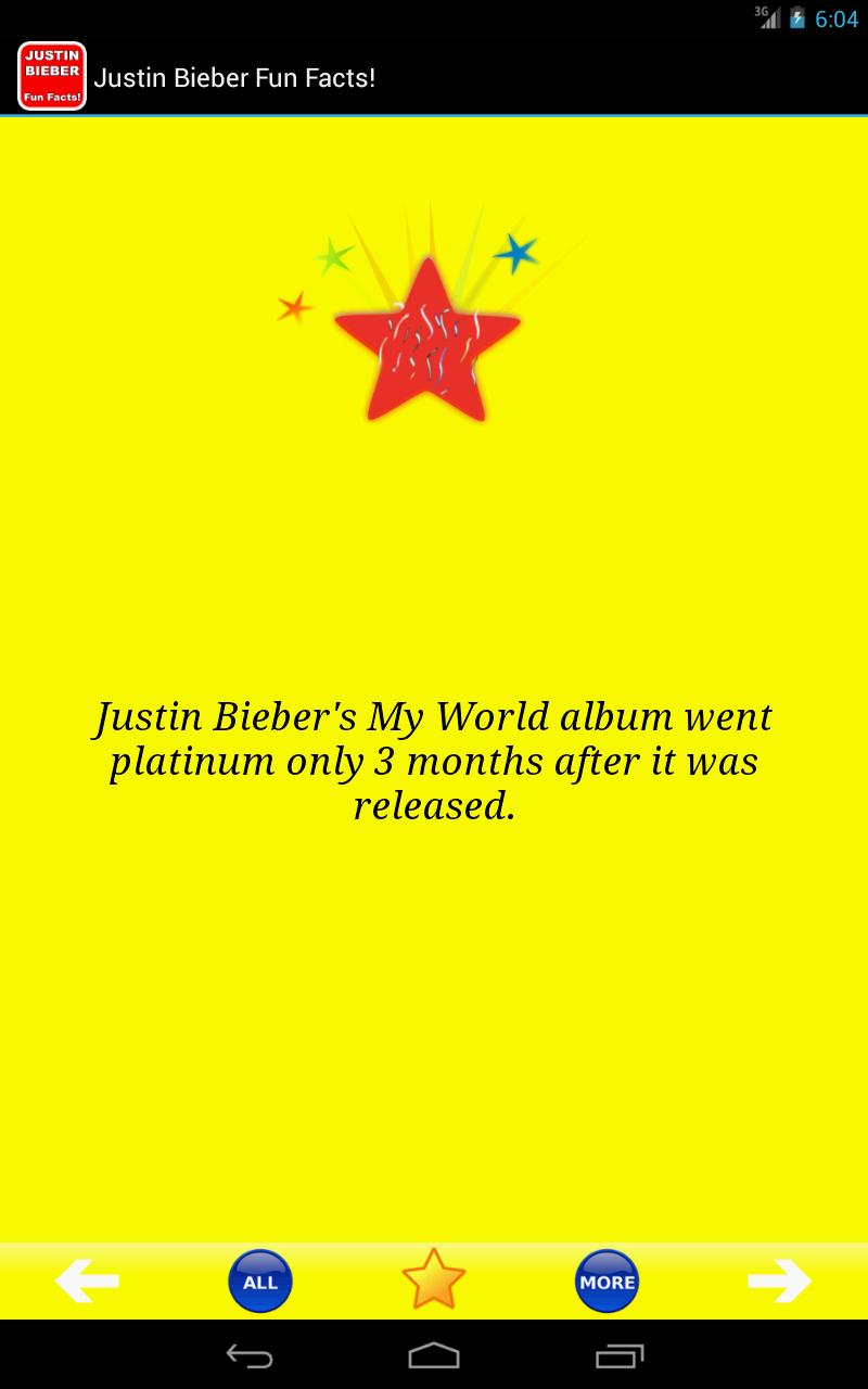 Justin Bieber Fun Facts!