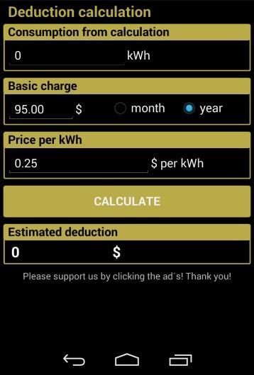 Power Consumption Calculator