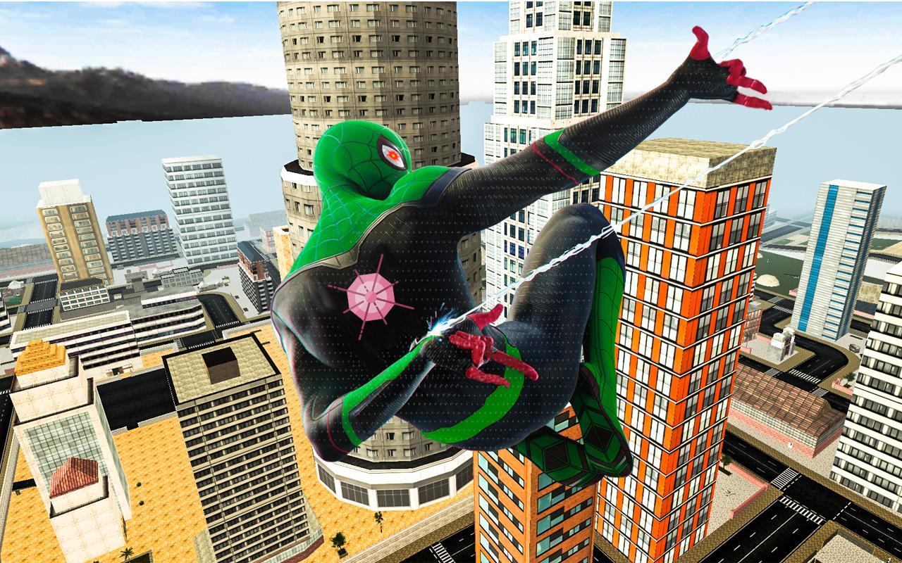 Miami Spiderman Rope Hero: Open World