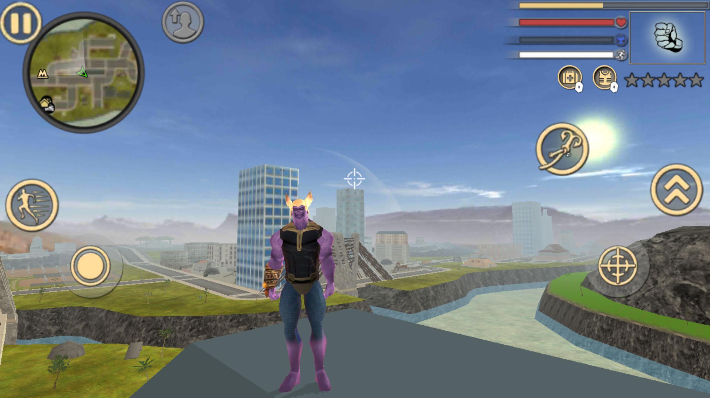 Thanos Rope Hero Vice Town - Infinity Batte War