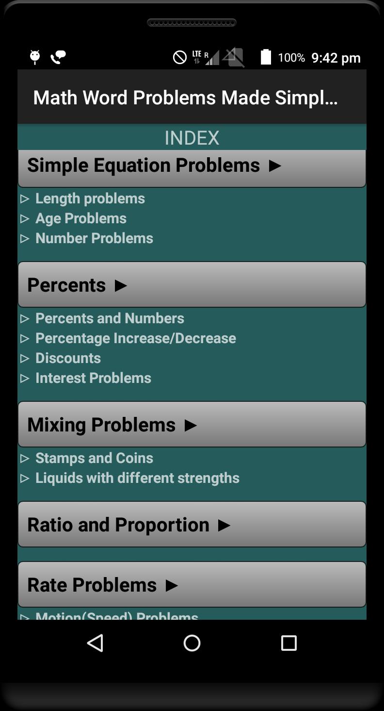 Math Word Problems Made Simple