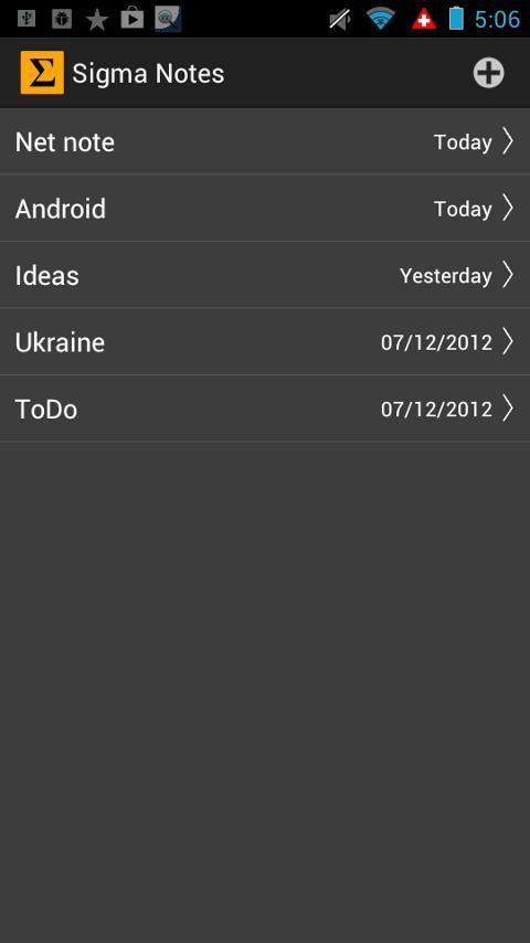 Sigma Notes - Notepad for you