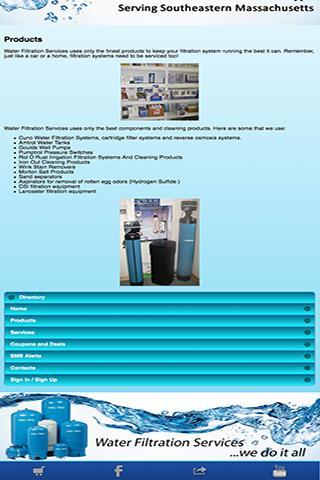 Water Filtration Services