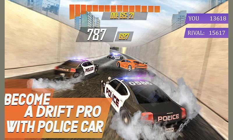 Police Car Drift Racing Simulator