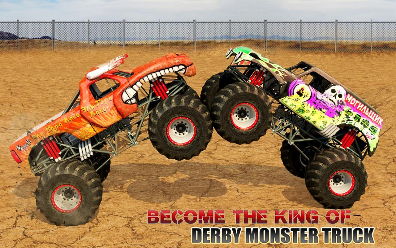 Monster Car Derby Games 2019