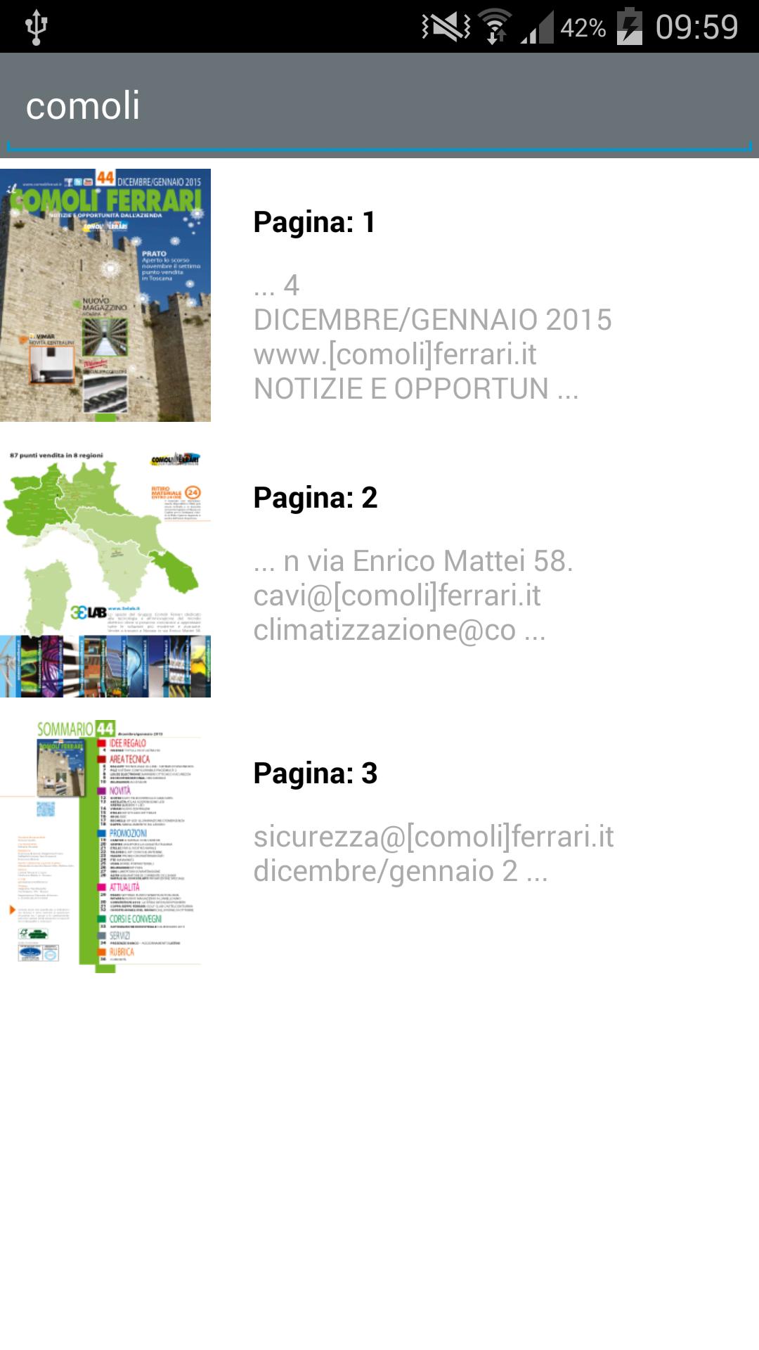 CF reader - Di Comoli Ferrari